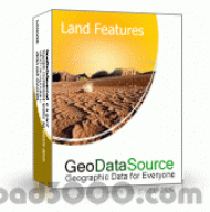 GeoDataSource World Land Features Database (Gold Edition) screenshot